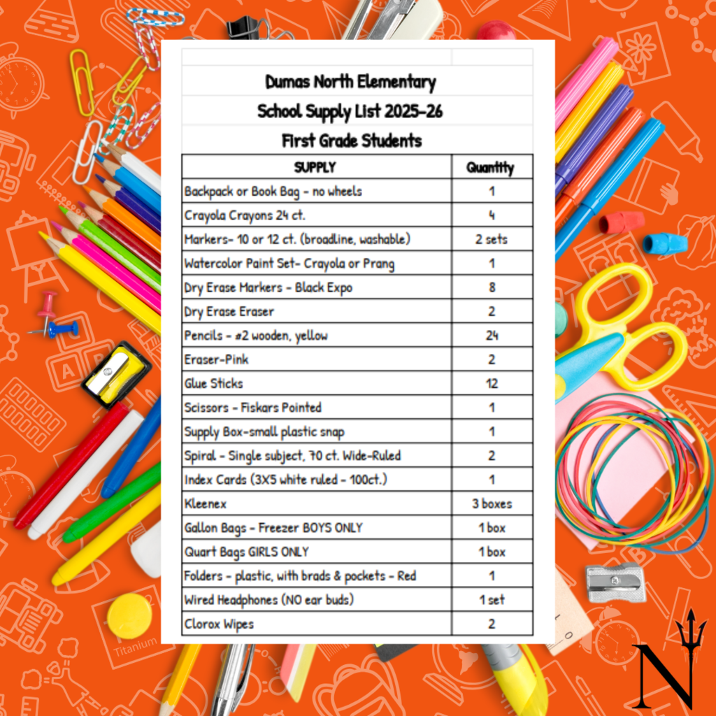 school supplies list