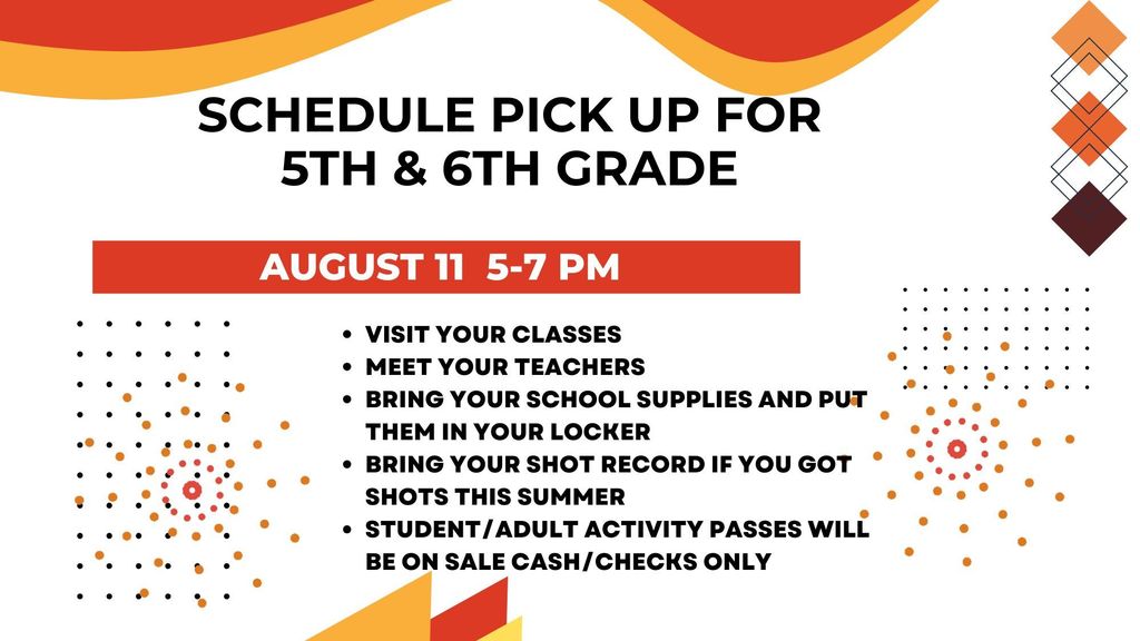 Schedule pick up