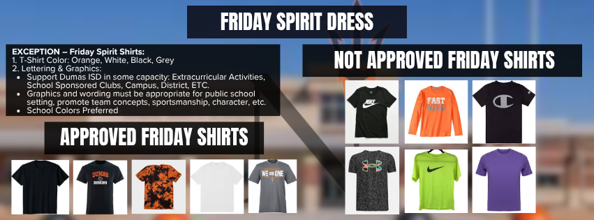 Friday is Dumas Spirit T-Shirt Day
