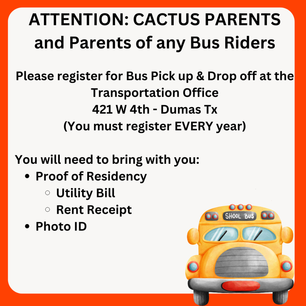Register for the Bus