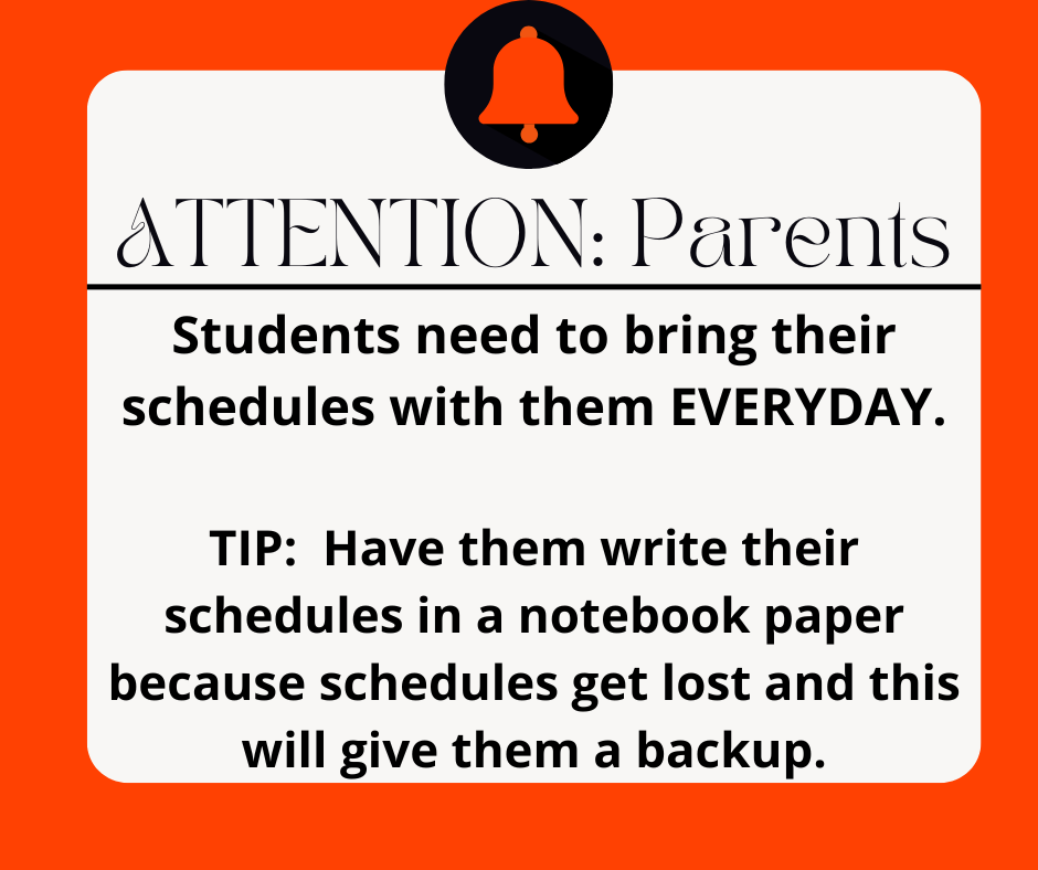 Schedules