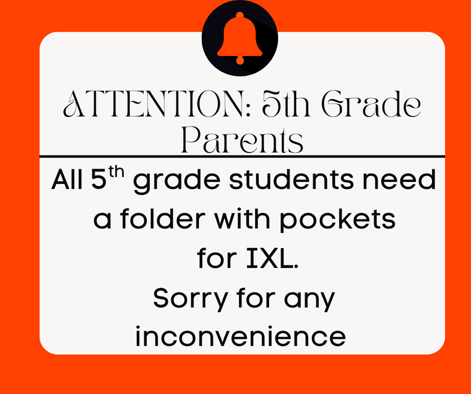 Folder for IXL