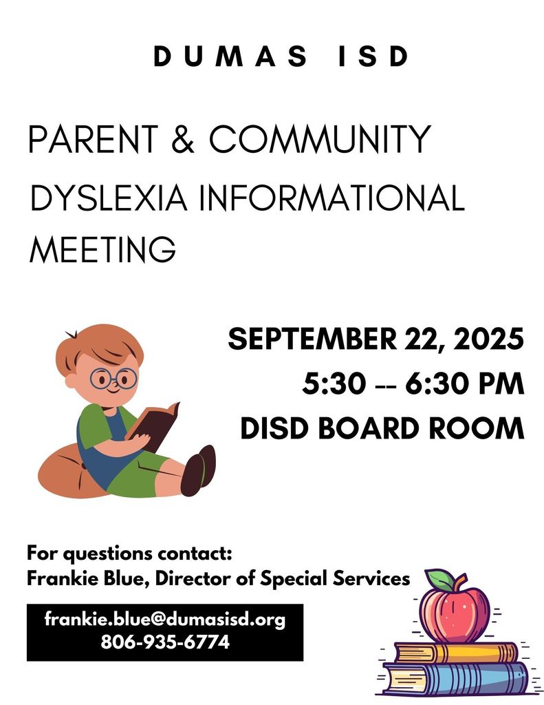 Dyslexia Informational Meeting