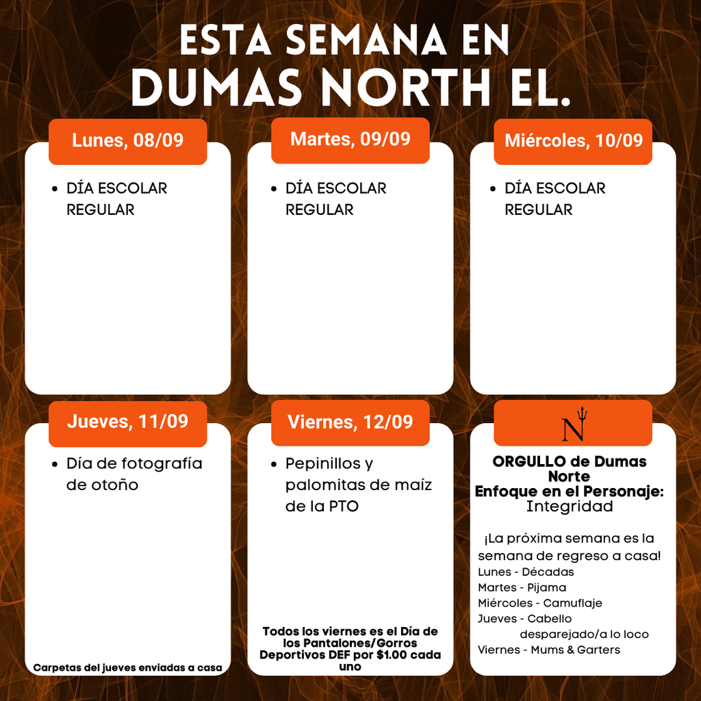 Weekly Schedule
