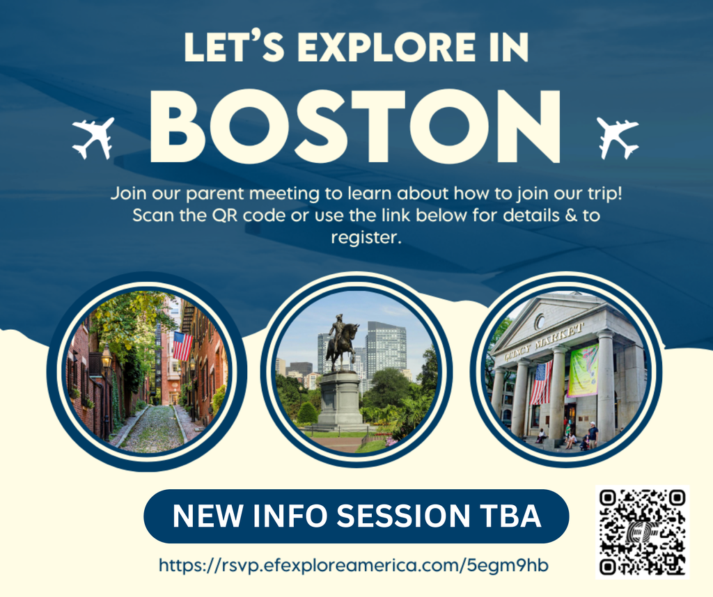 Boston Spring Break 2027 Info Session Postponed