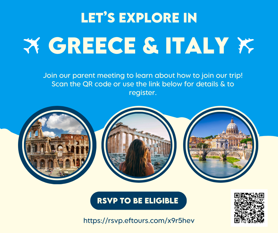 Greece & Italy Summer 2027