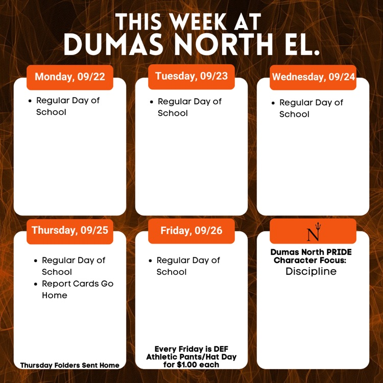 weekly schedule 