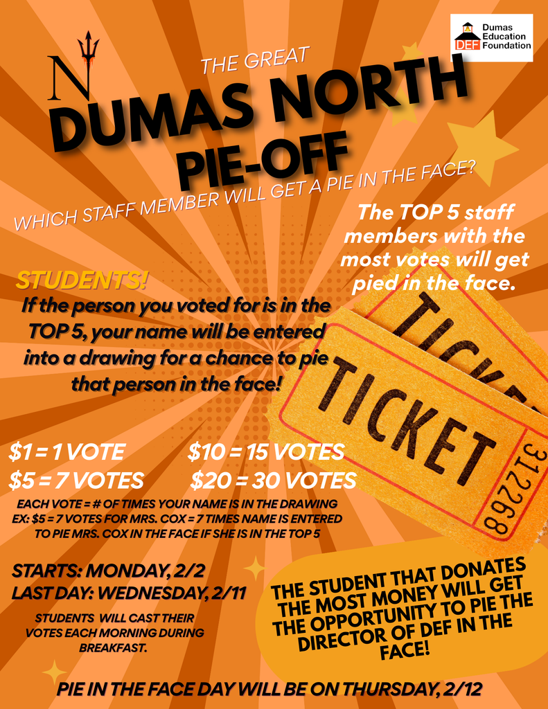 Dumas North Pie-Off