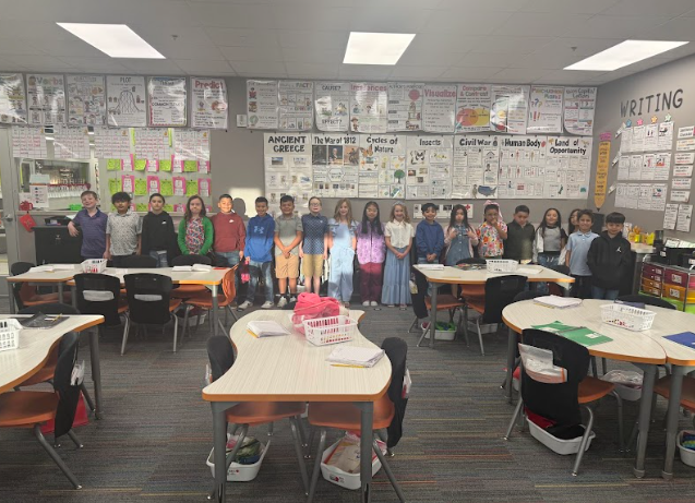 STUDENTS IN ORTIZ'S 2ND GRADE CLASS