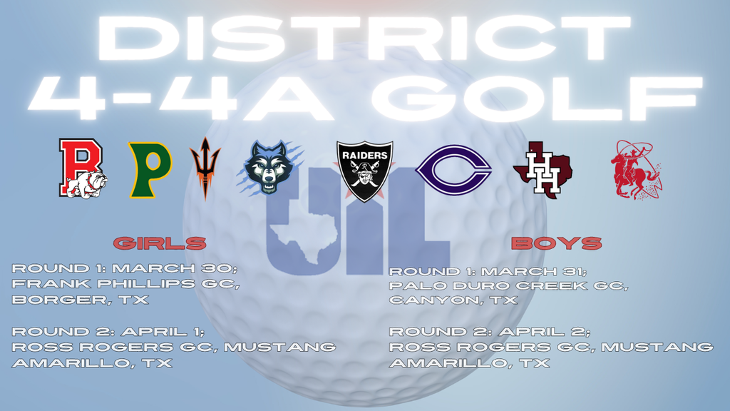 2026 4-4A District Golf Tournament