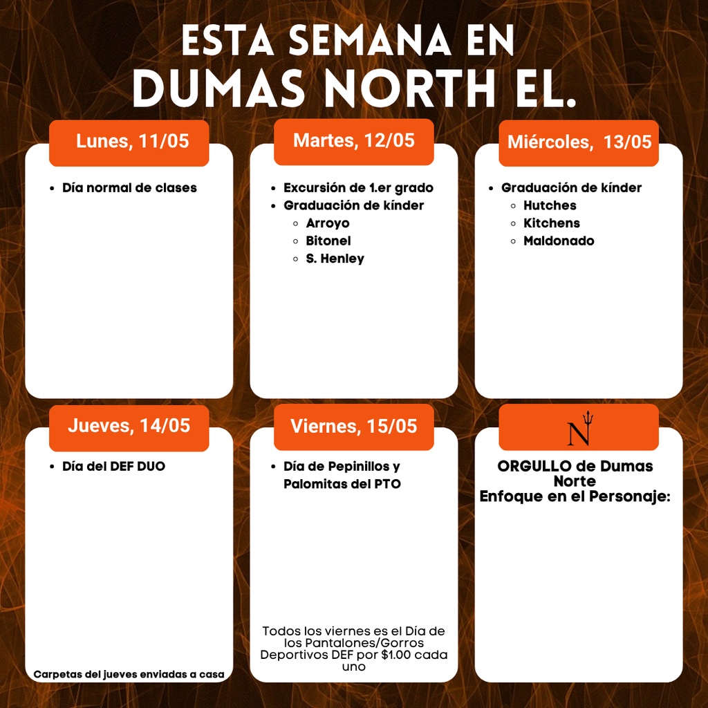 Weekly Schedule