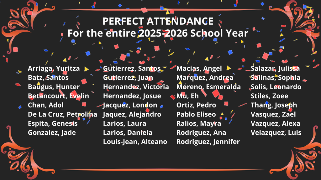 Perfect Attendance