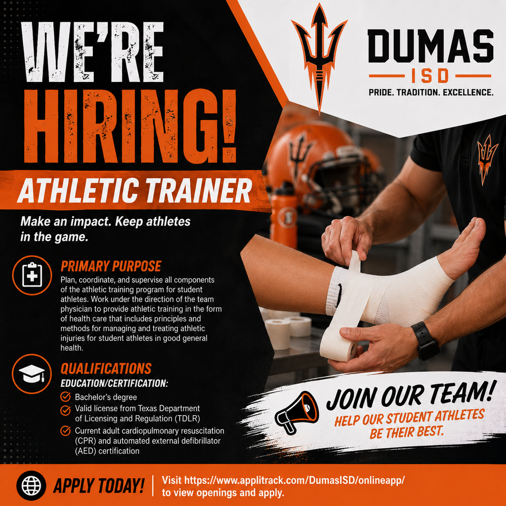 Athletic Trainer Job Opening
