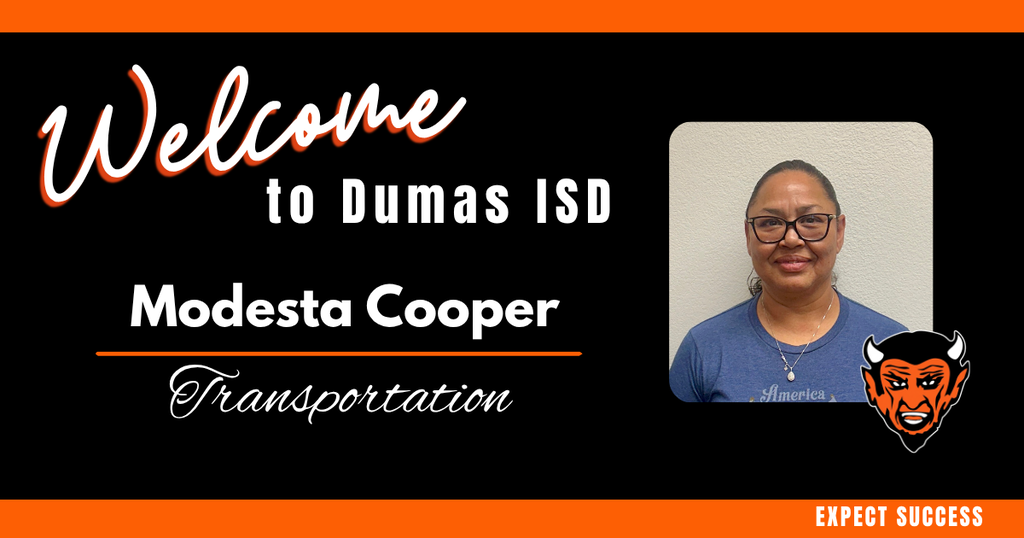 Welcome graphic for a new District employee