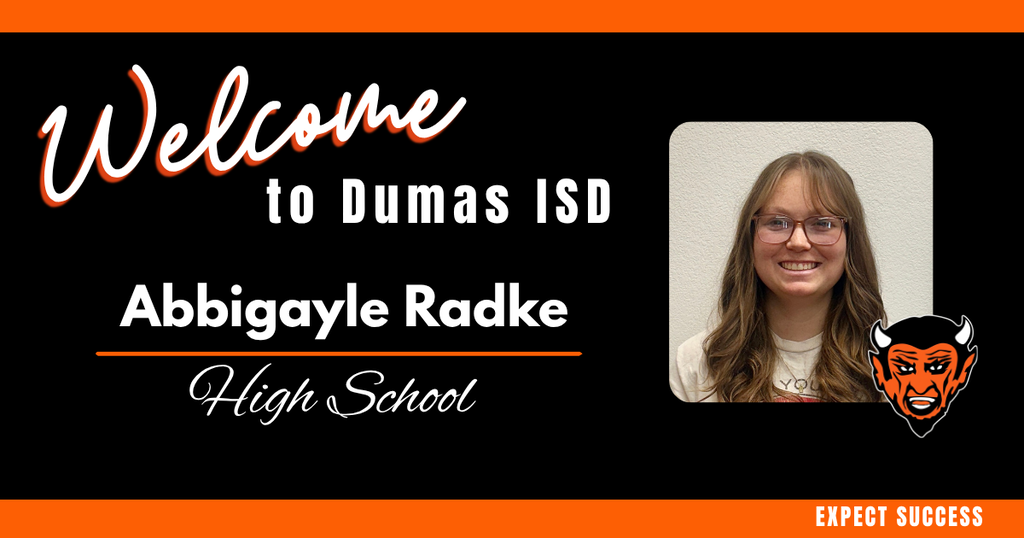 Welcome graphic for a new District employee