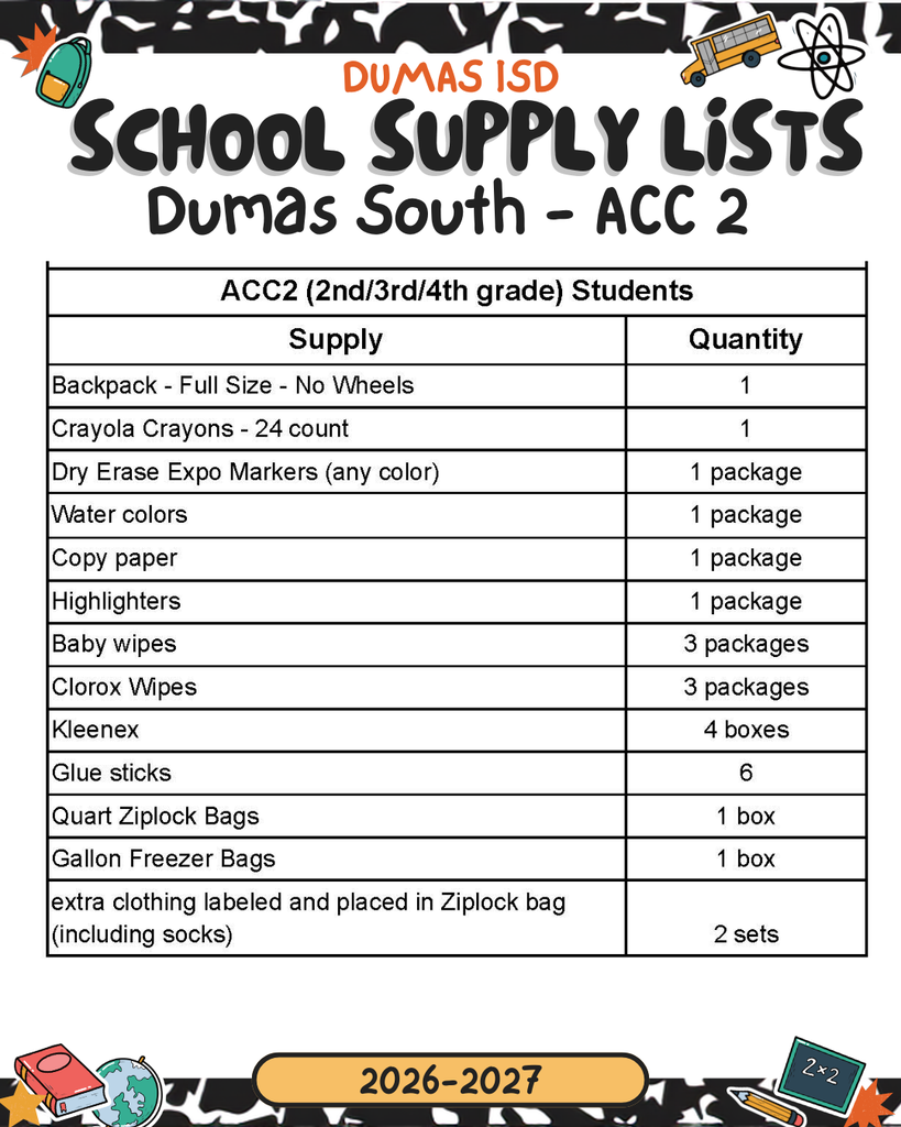 supply list acc 2