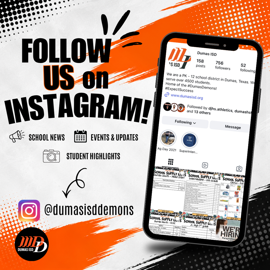 follow us on instagram @dumasisddemons