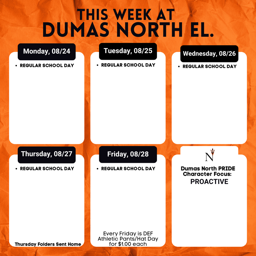 Weekly Schedule