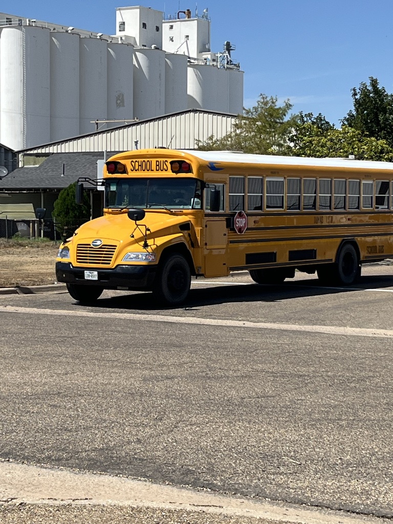 bus at stop