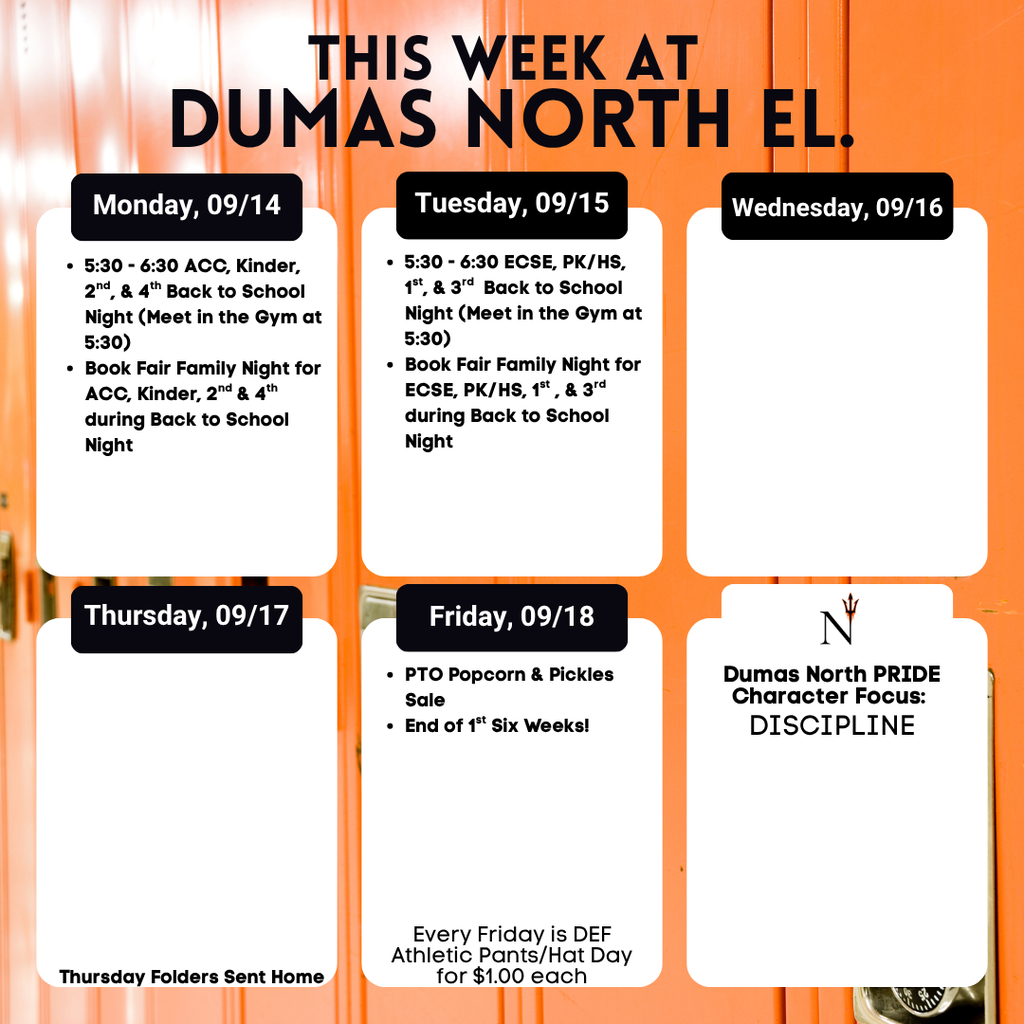 WEEKLY SCHEDULE