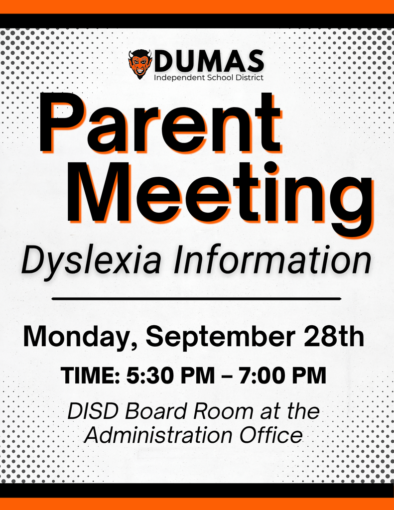 Dyslexia Information Meeting 9/28 at 5:30pm in Board Room