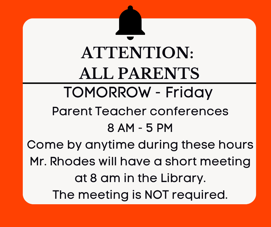 ATTENTION ALL Parents