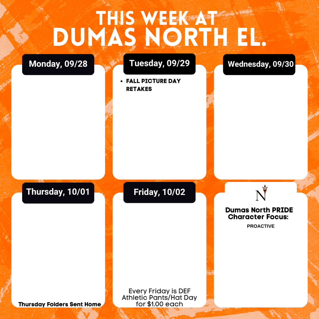 WEEKLY SCHEDULE
