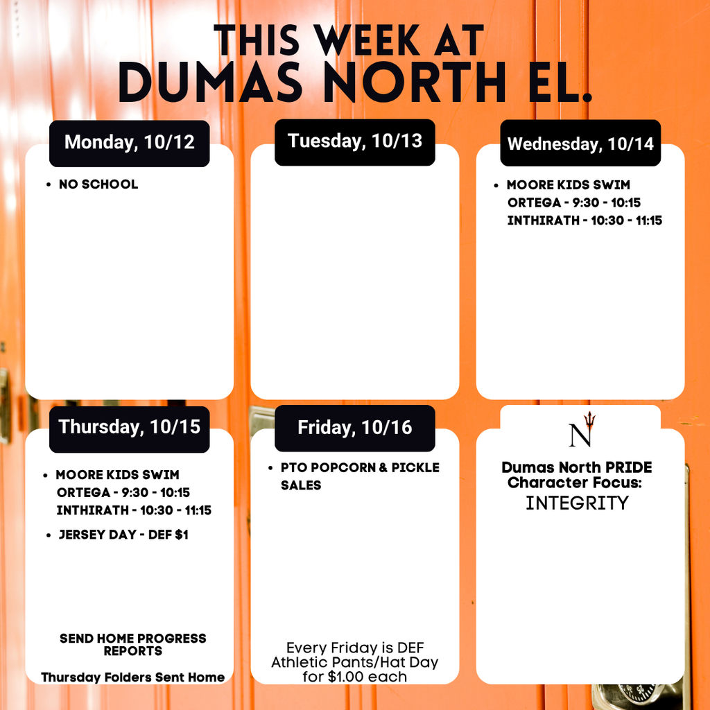 WEEKLY SCHEDULE