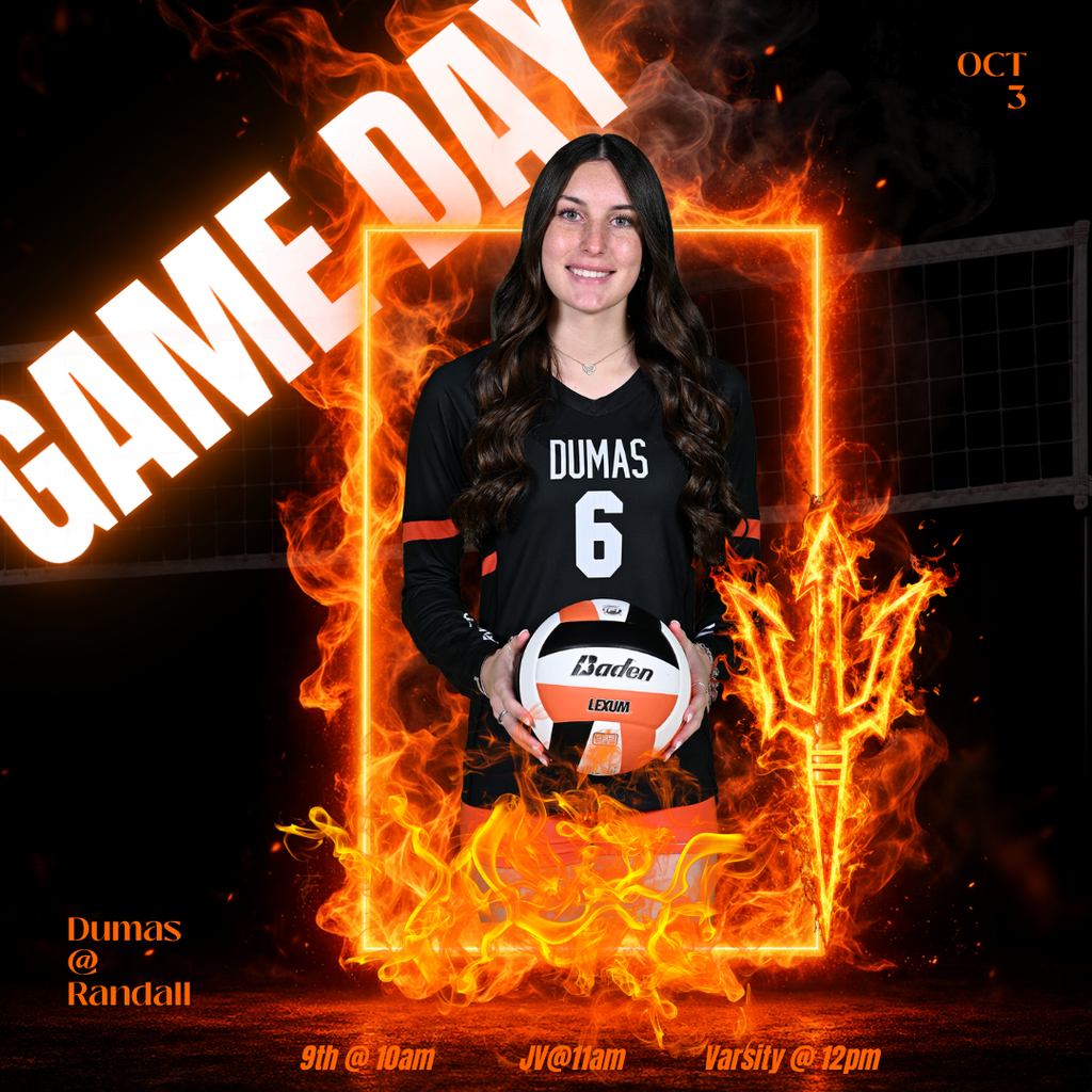 volleyball game on sat., oct 3 at Randall