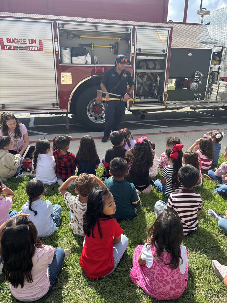 Prek/Headstart Fire Department Visit