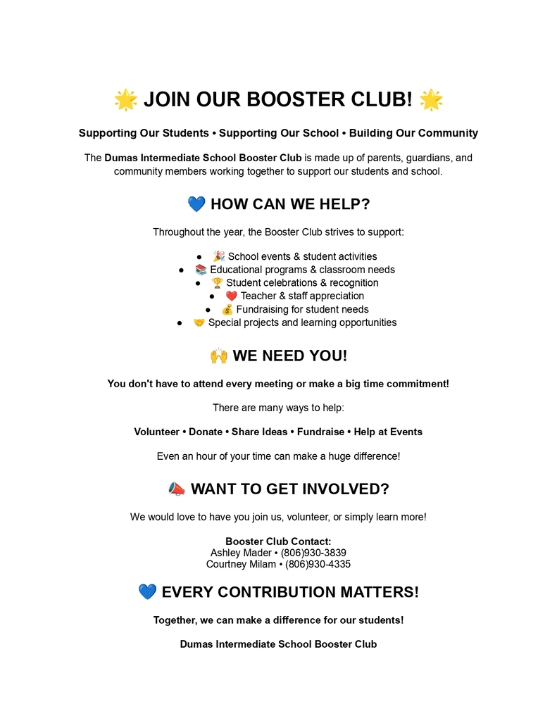 Booster Club