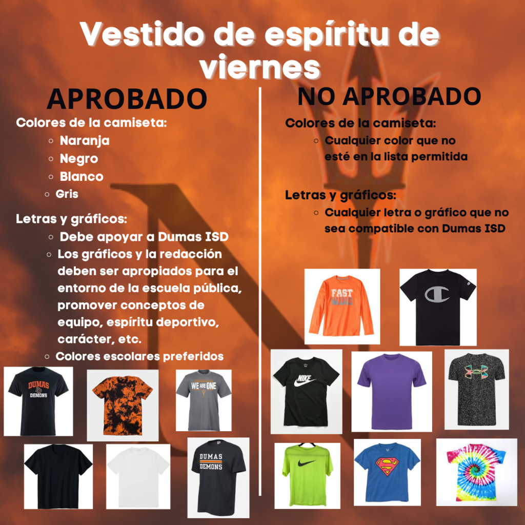 Friday is Dumas Spirit T-Shirt Day