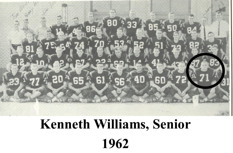 KW 1962 football team picture