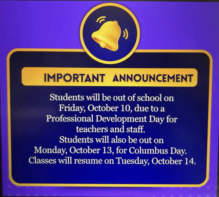 Important announcement