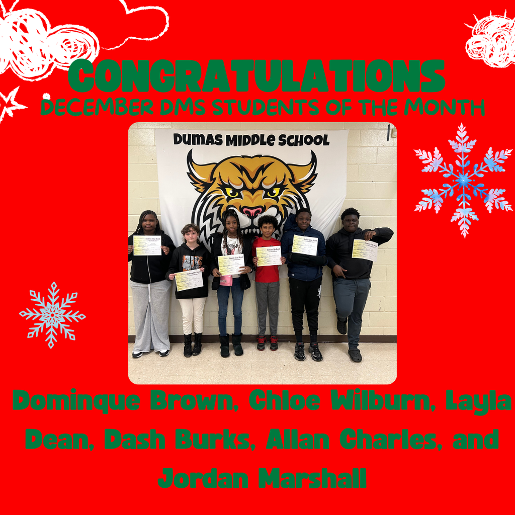 December Students of the Month 