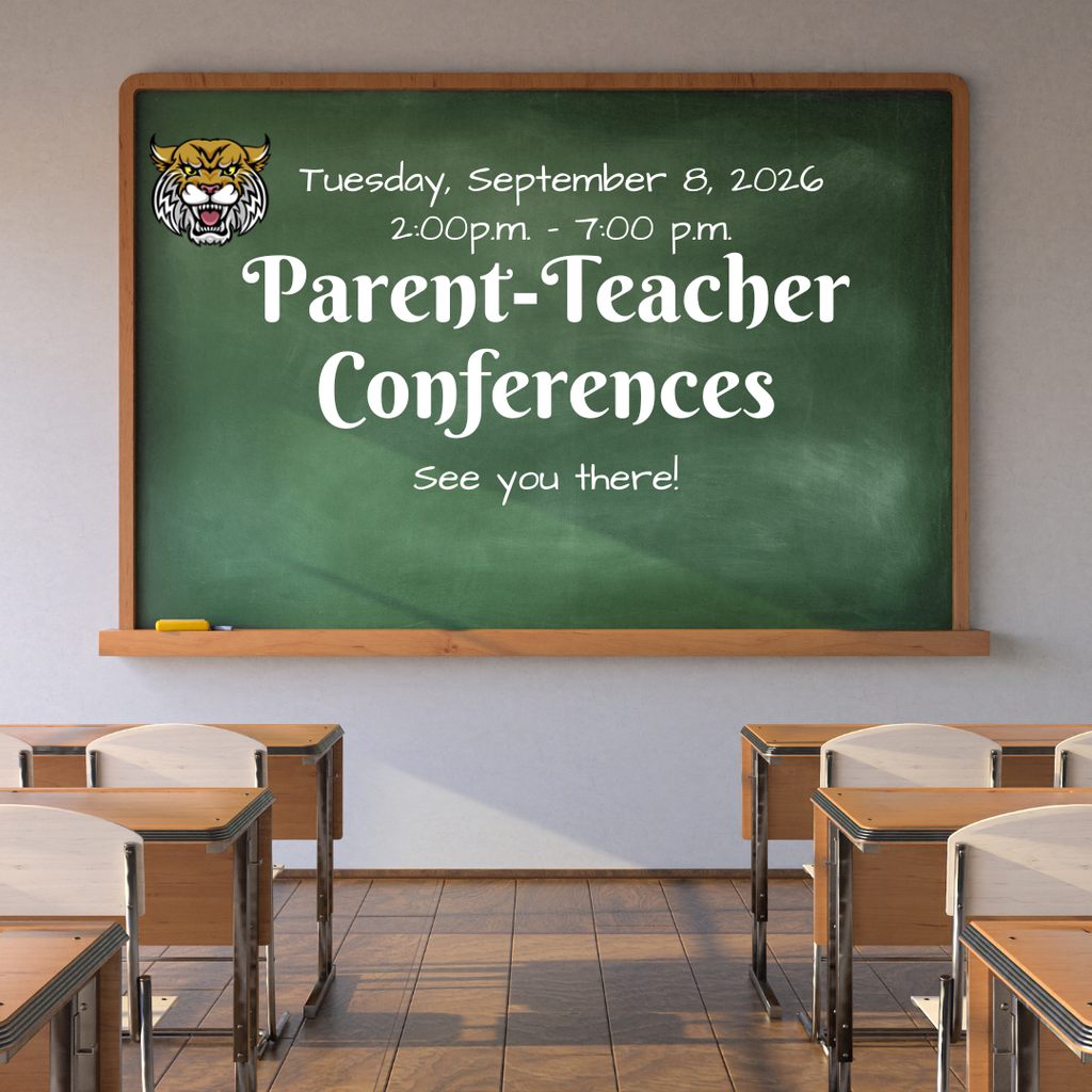 Parent Teacher Conference Sign with Chalk Board