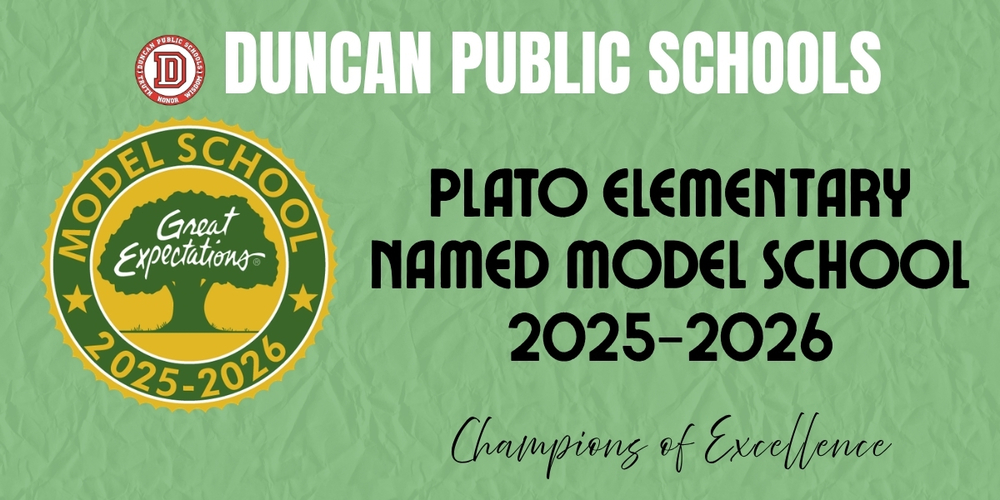 PLATO NAMED MODEL SCHOOL