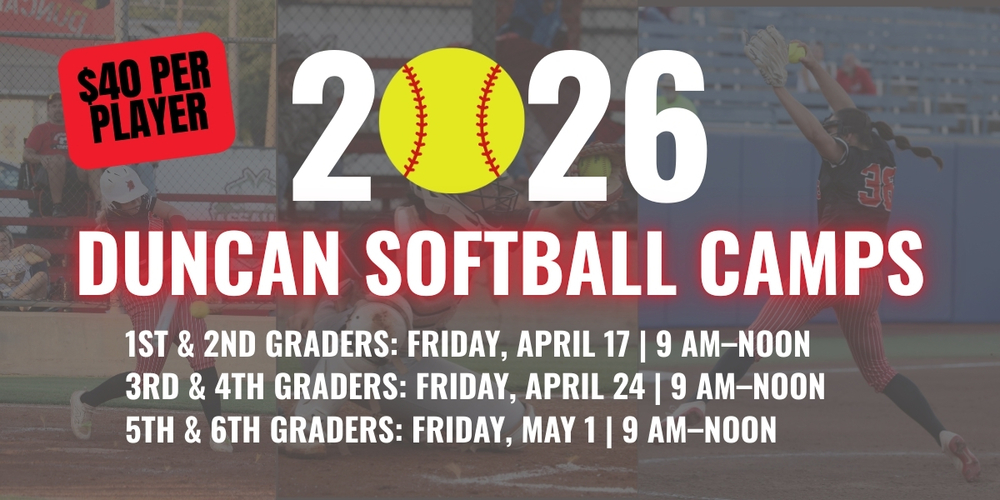duncan softball camps
