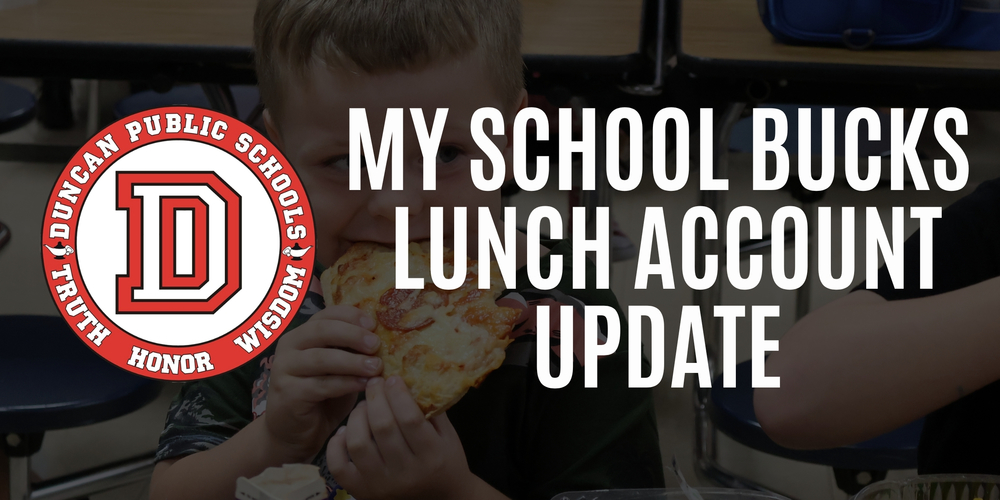 My school bucks lunch account update