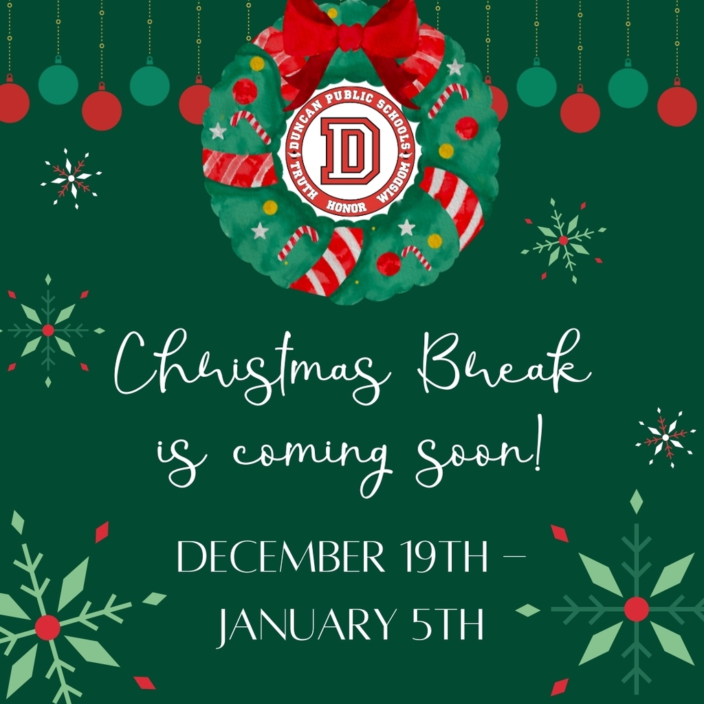 christmas break is coming with dates