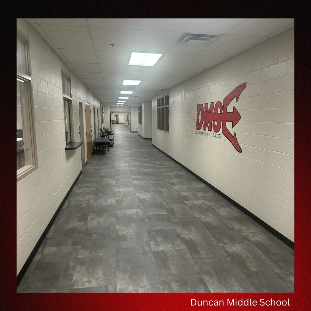 duncan middle school new floors