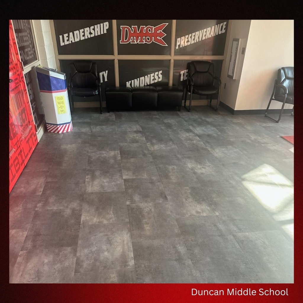 duncan middle school new floors