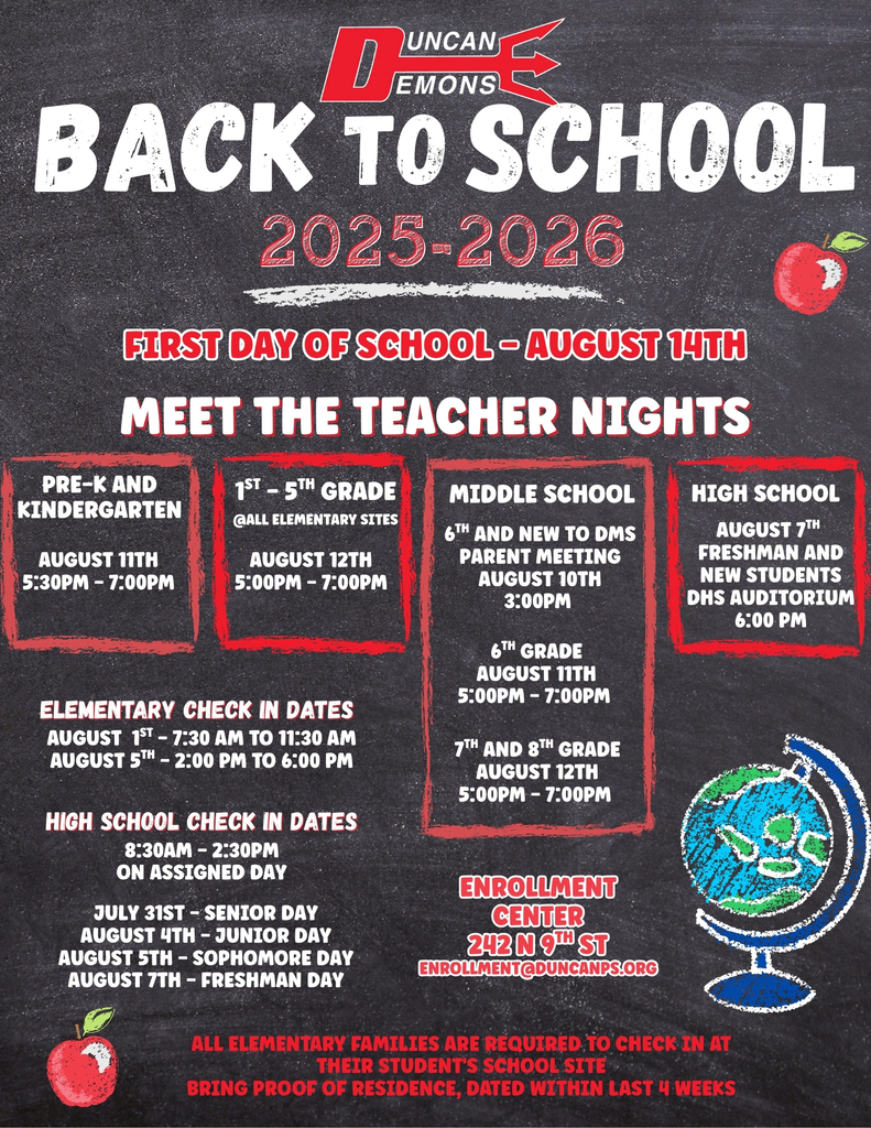 Back to School Information Available Now!