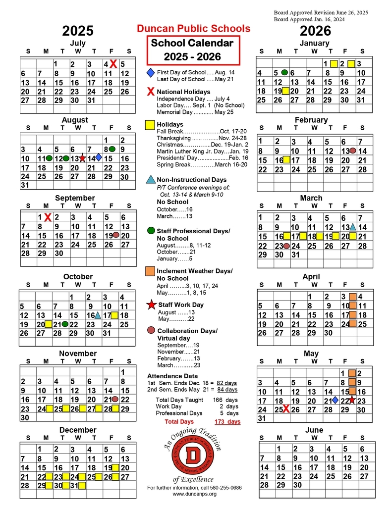 School Calendar
