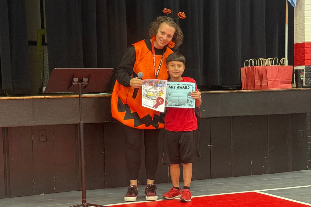 Jacob Tovar wins 2nd Place in Coloring Contest 