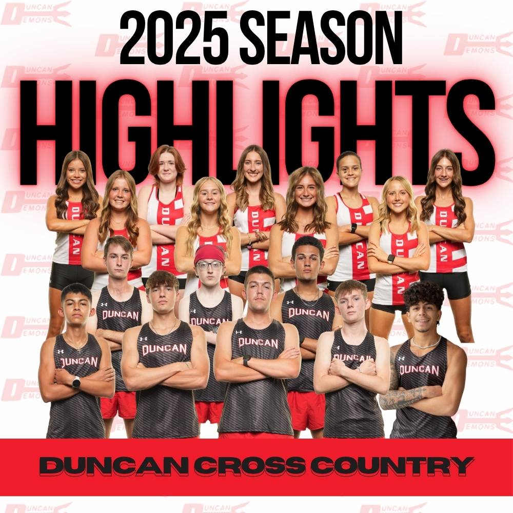 photo of duncan cross country team 