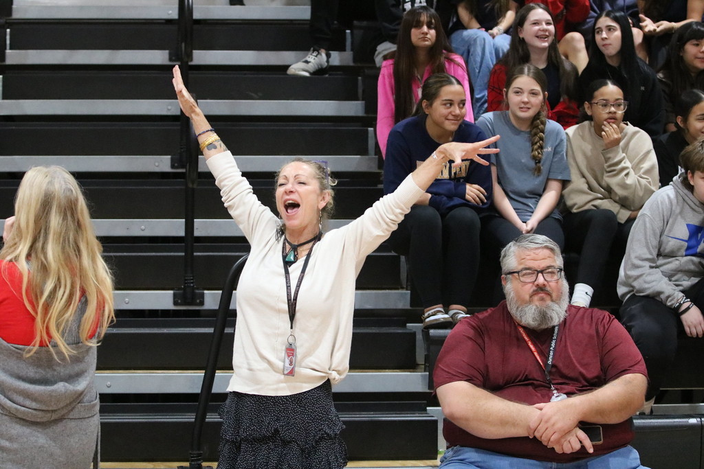 teacher excited for students