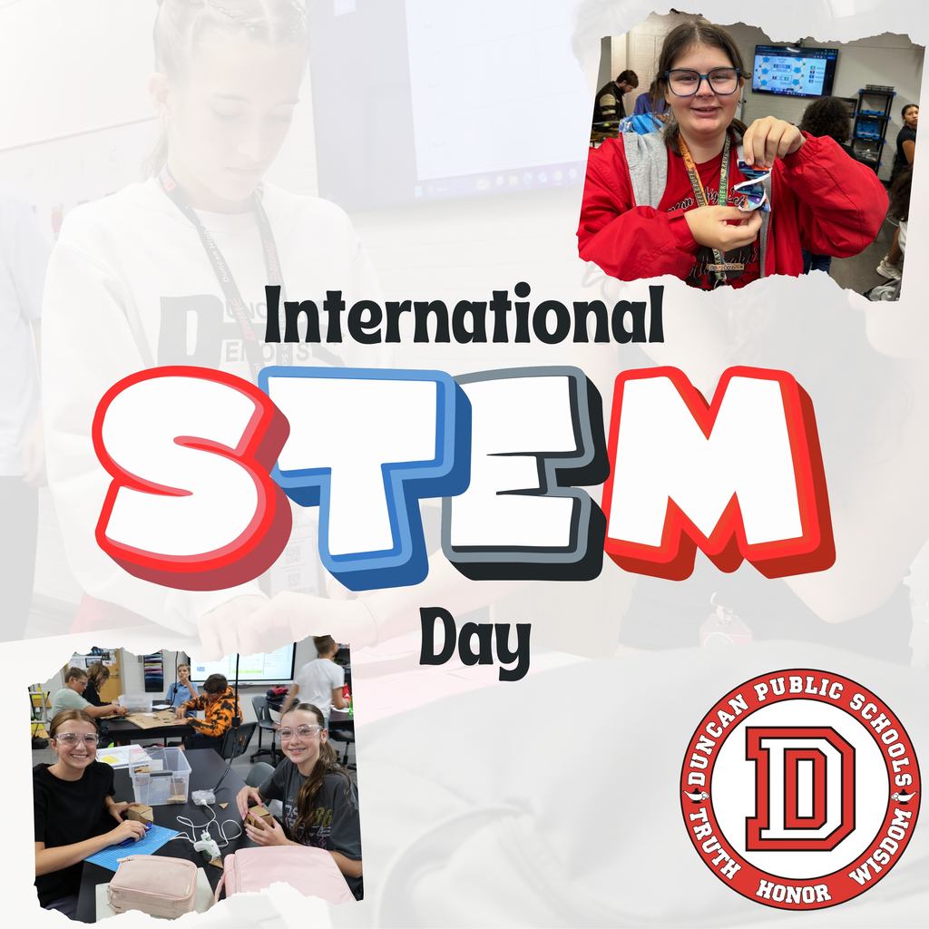 photos of students doing projects in STEM classes