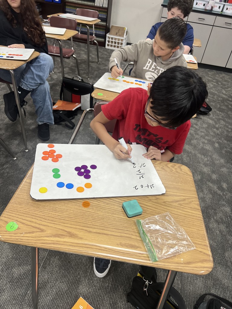 students doing ratio activity