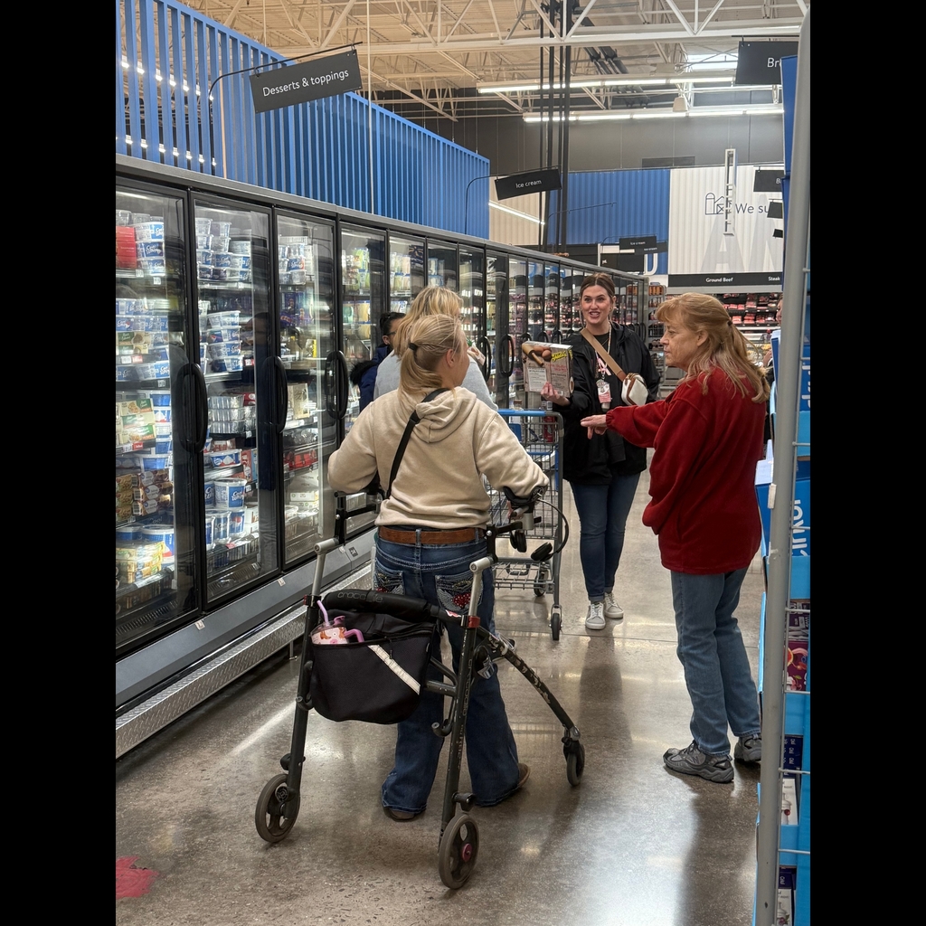 community learning - shopping at walmart